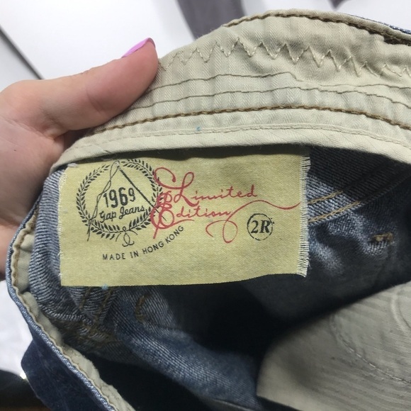 Gap 1969 Limited Edition 100% Cotton Jeans Size 2 - Picture 6 of 9